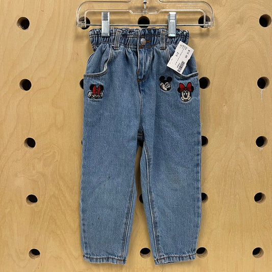 Minnie & Mickey Stretch Waist Denim