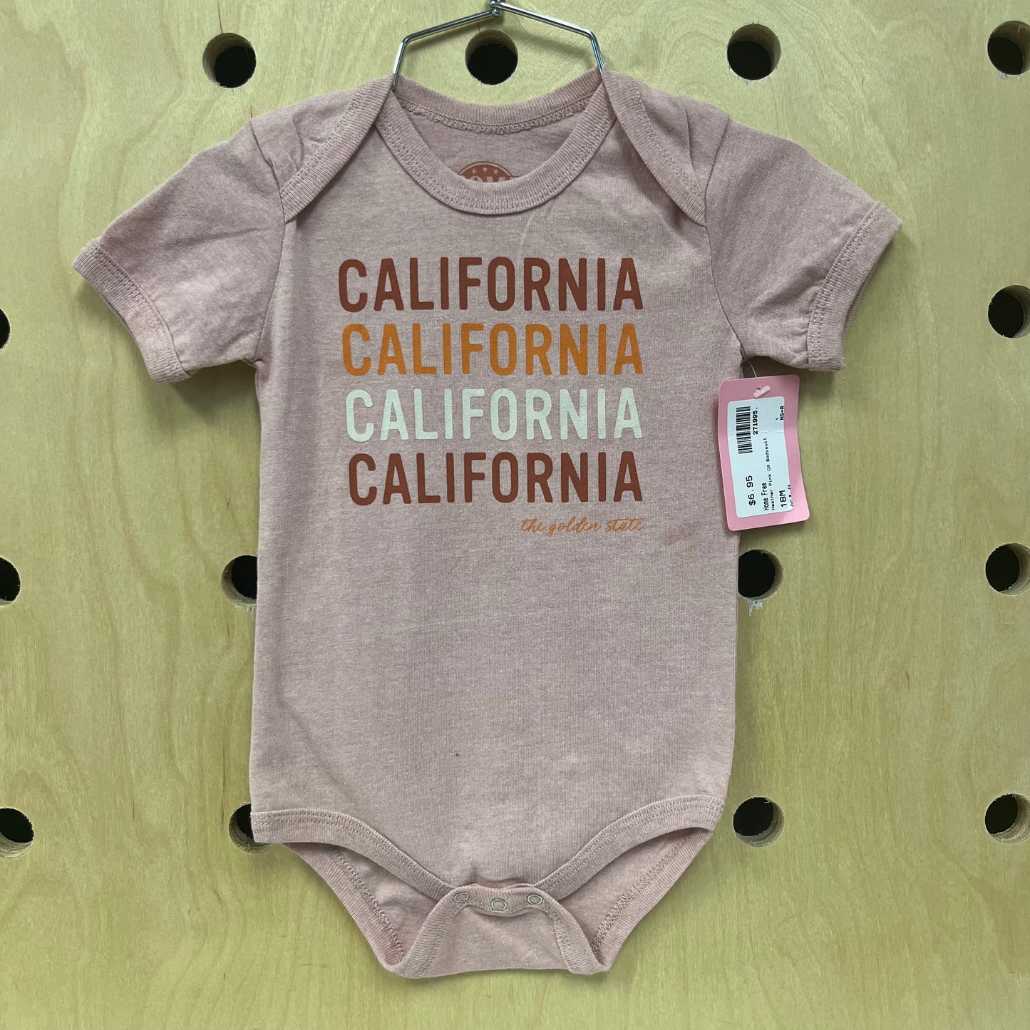 Heather Pink CA Bodysuit