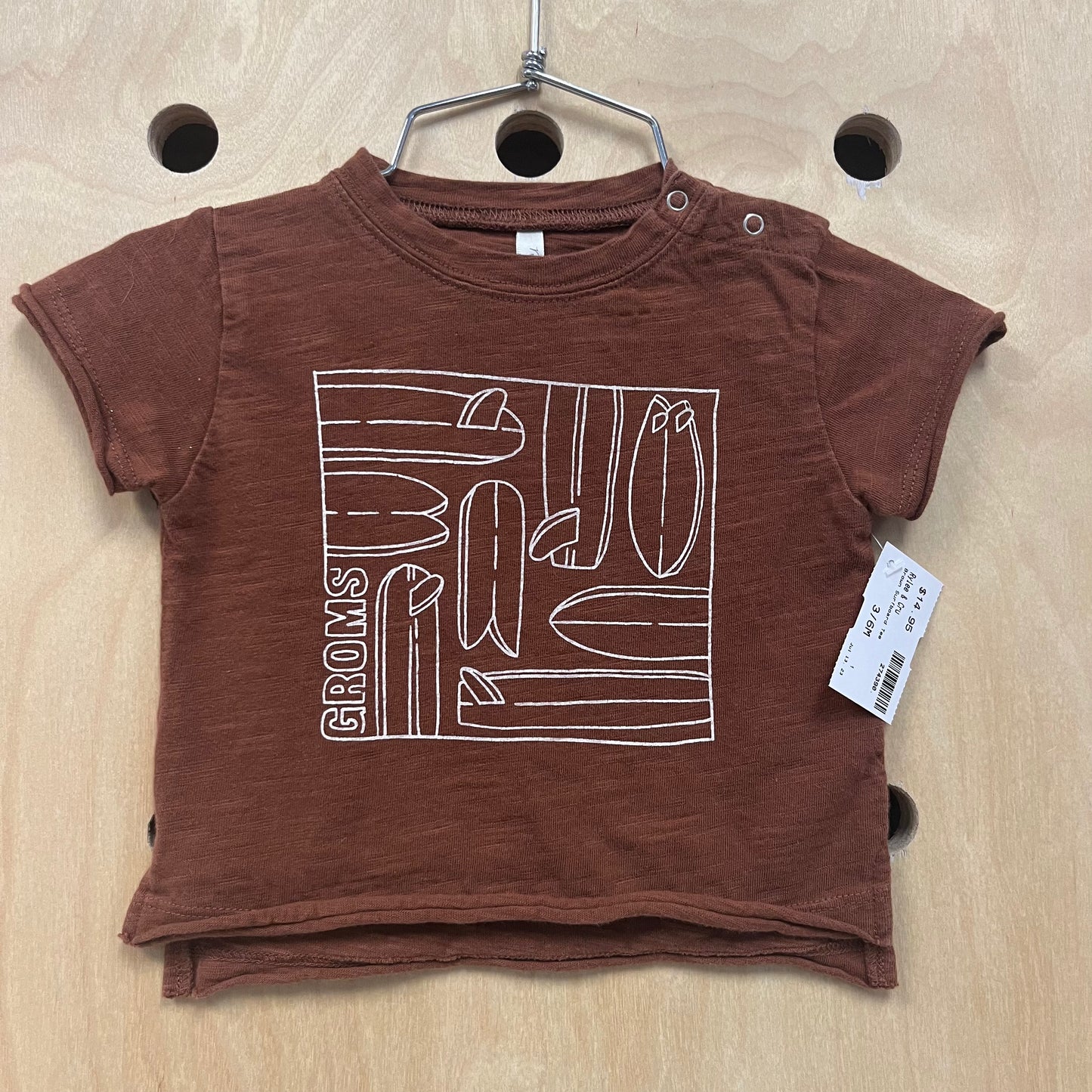 Brown Surfboard Tee