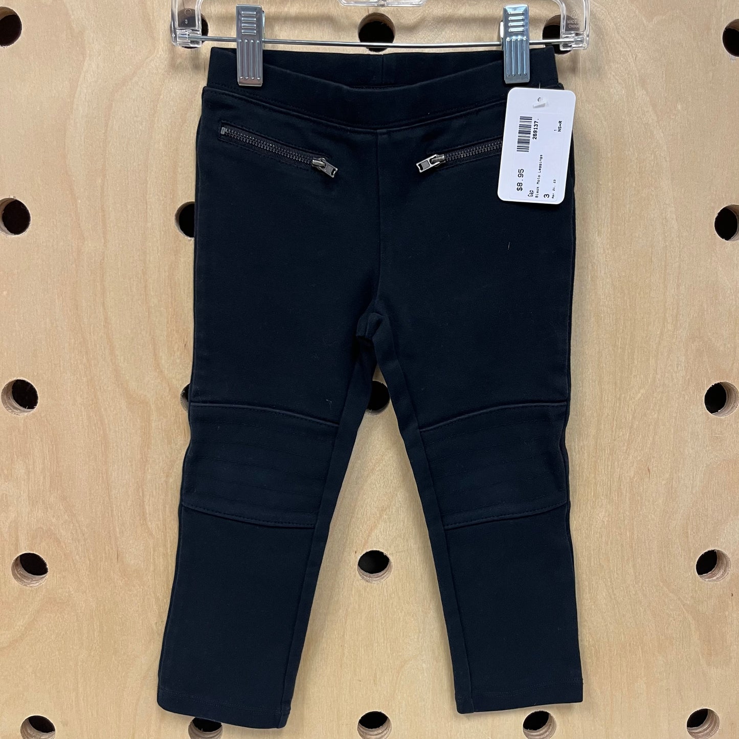 Black Moto Leggings