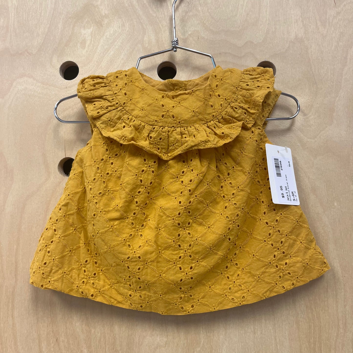 Goldenrod Eyelet Dress