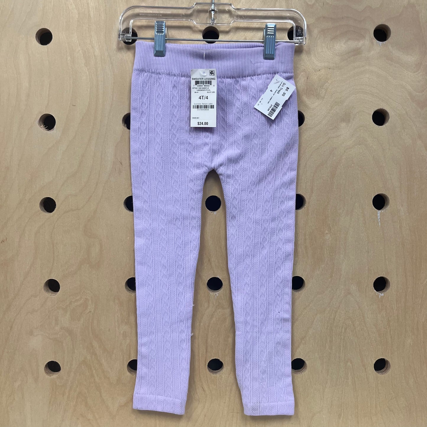 Lavender Sweater Leggings