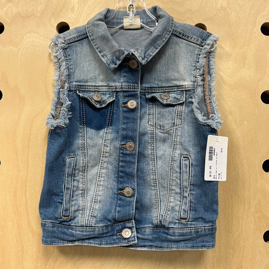 Denim Vest w/ J Patch on Back