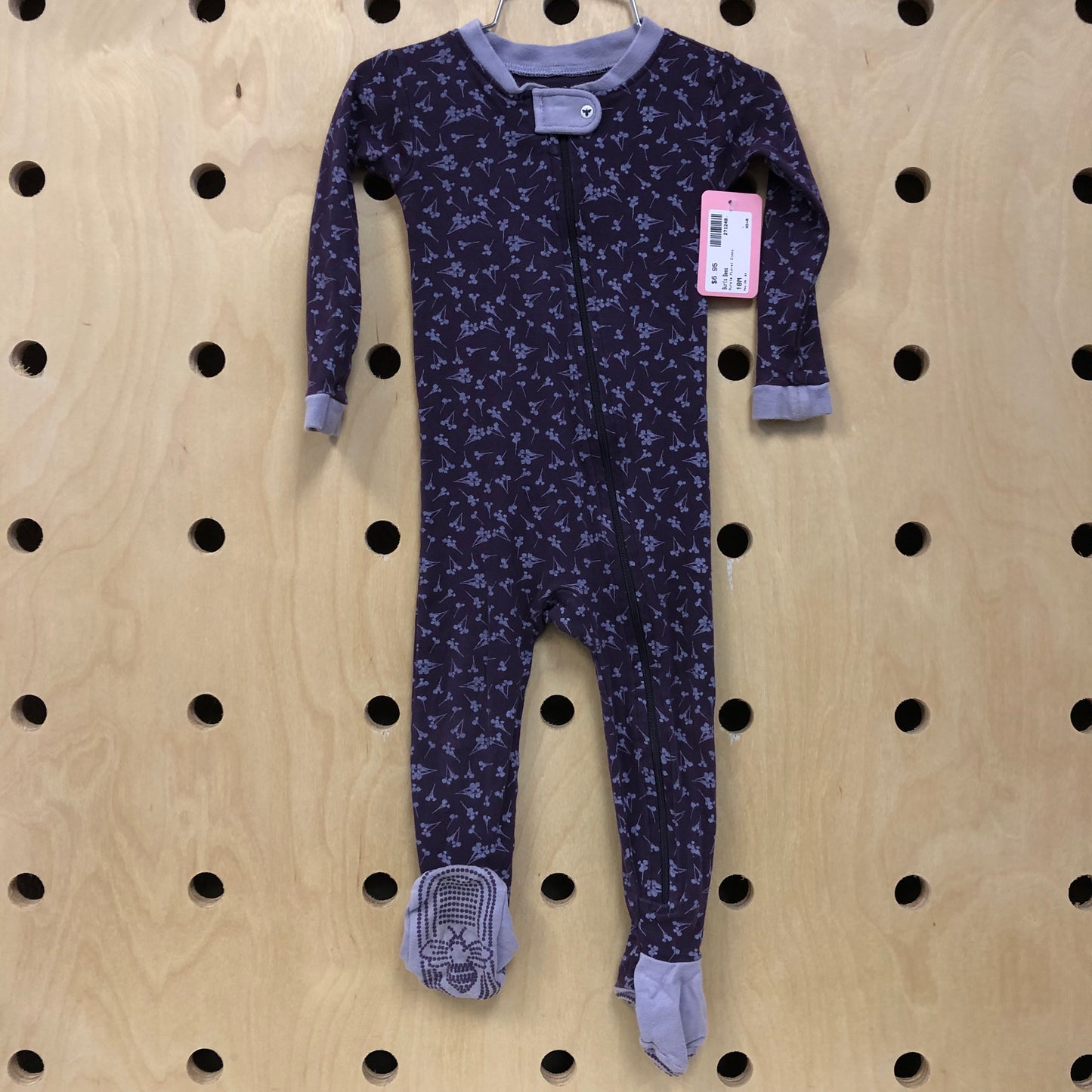 Purple Floral Zippy