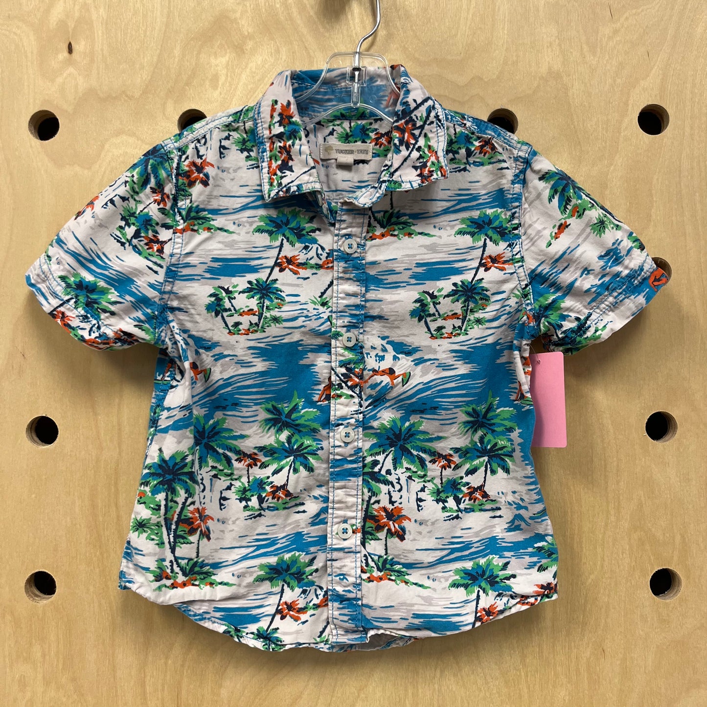 Island Scene Button Up Shirt