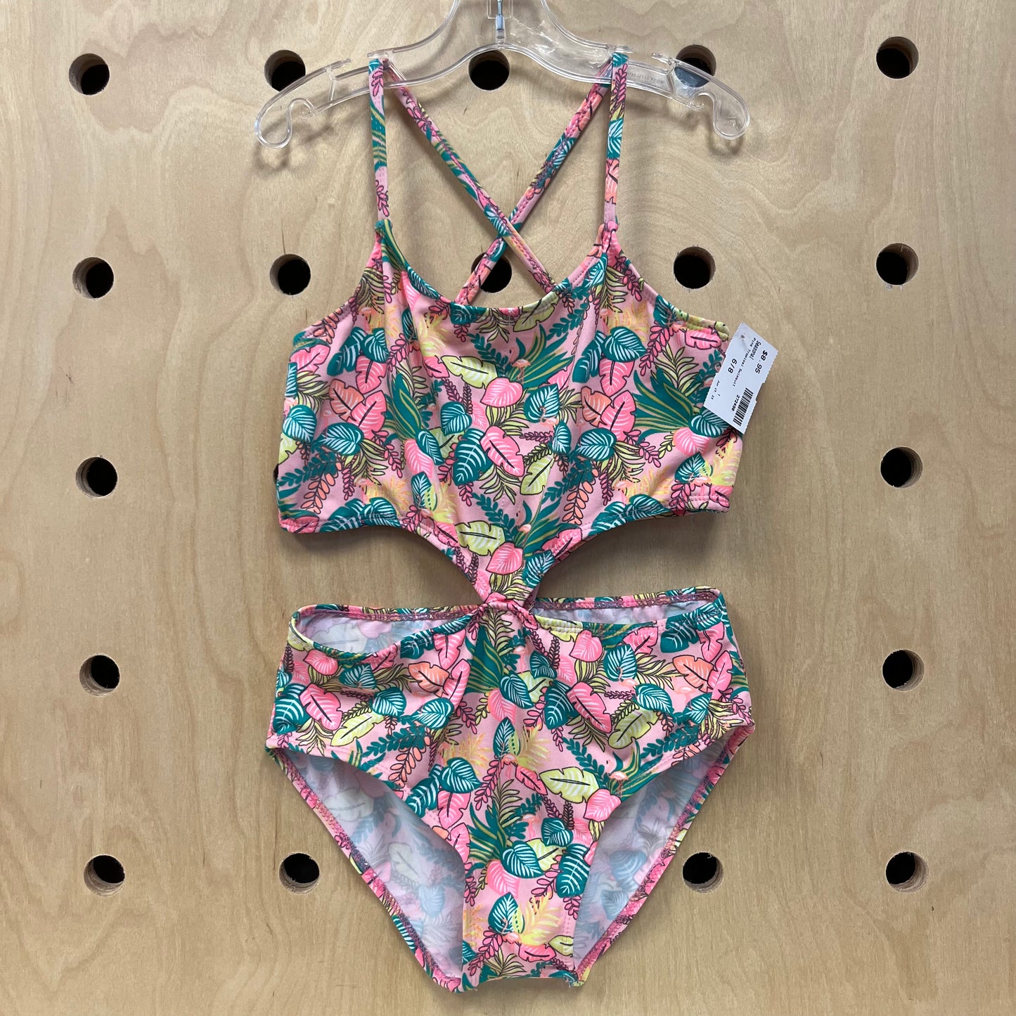 Pink Tropical Swimsuit