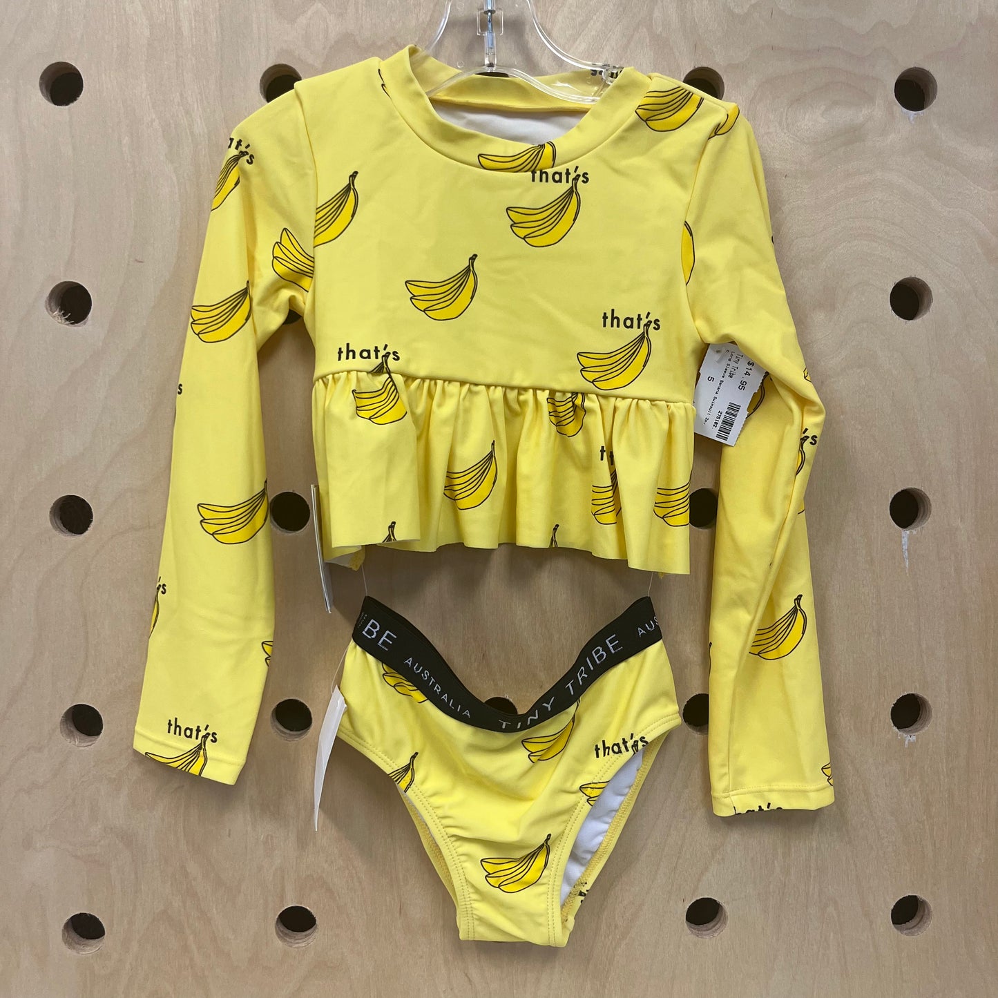 Long Sleeve Banana Swimsuit 2pc
