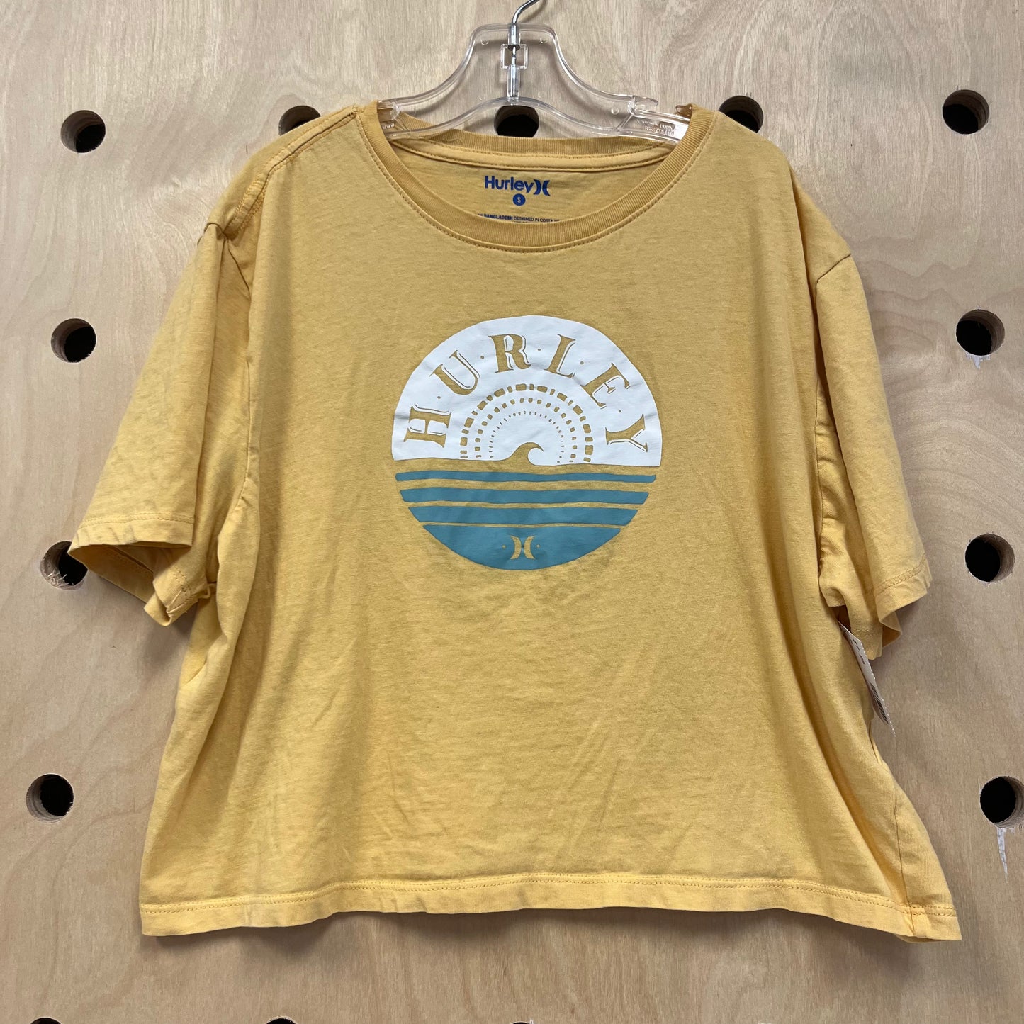 Yellow Hurley Logo Tee