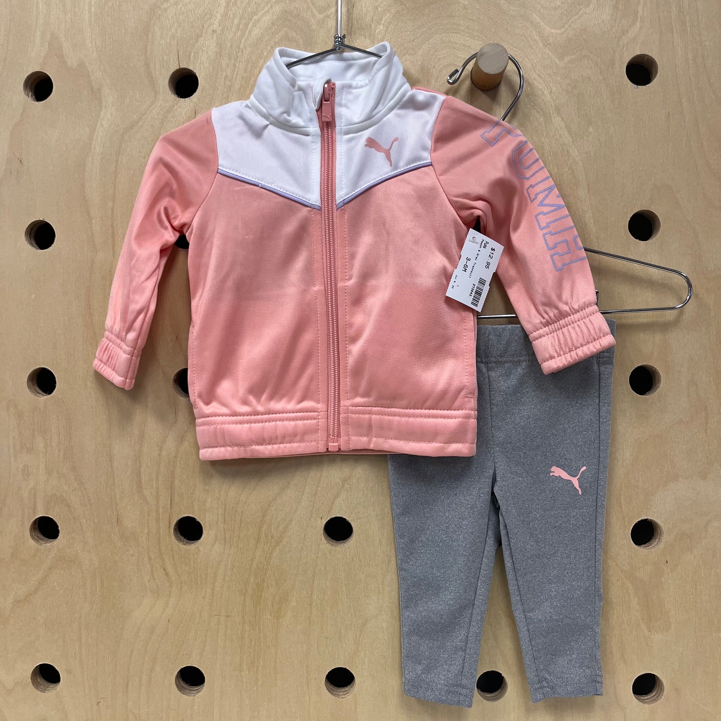 Peach & Grey Tracksuit
