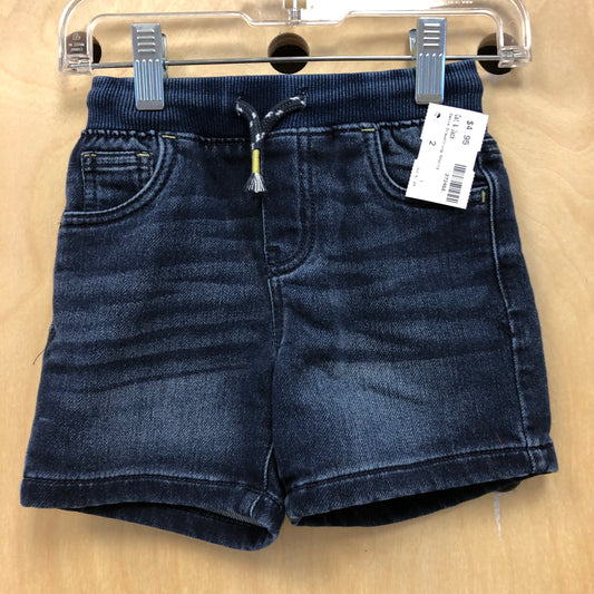 Denim Drawstring Shorts