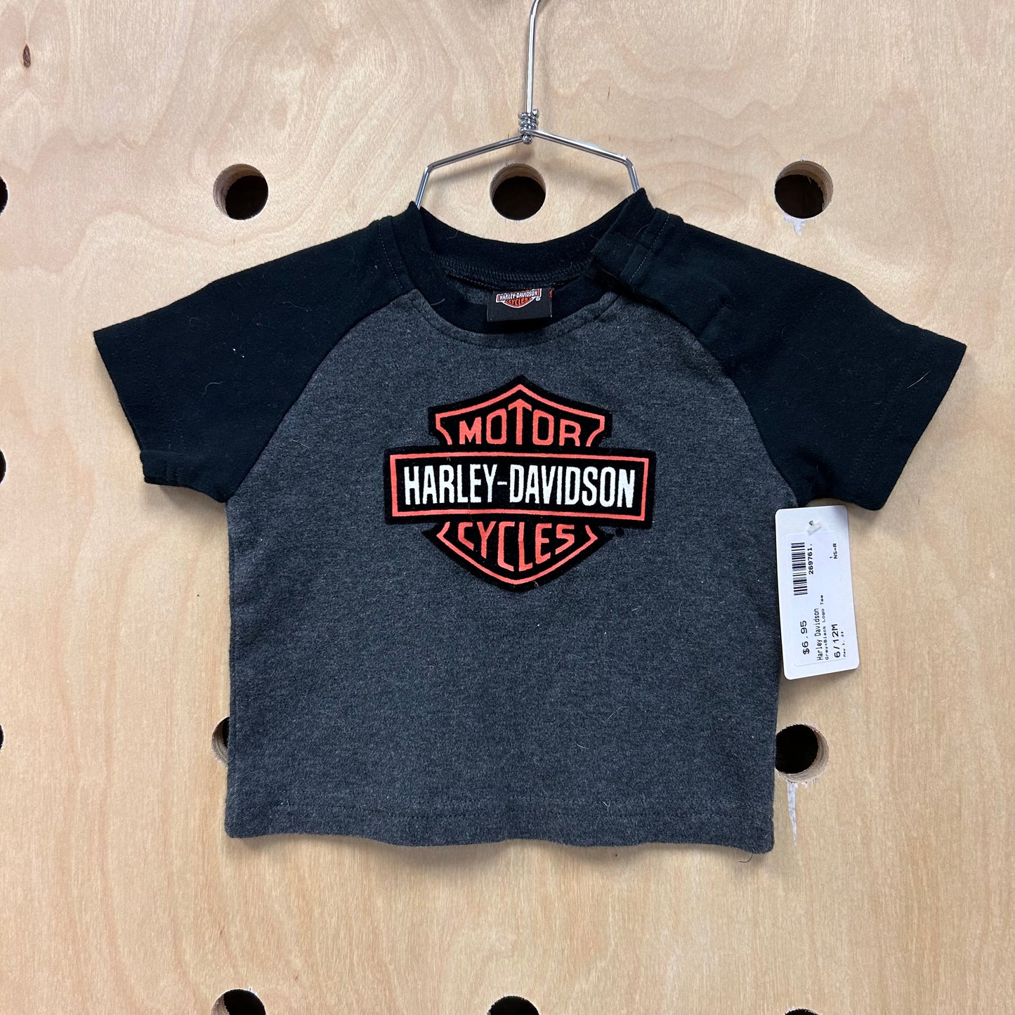Grey & Black Logo Tee