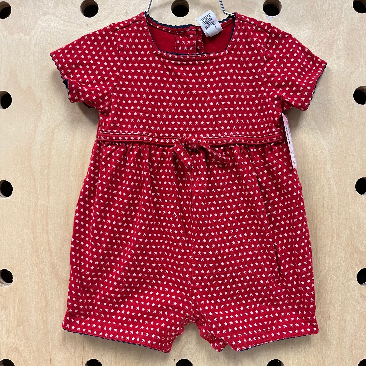 Red Stars Romper