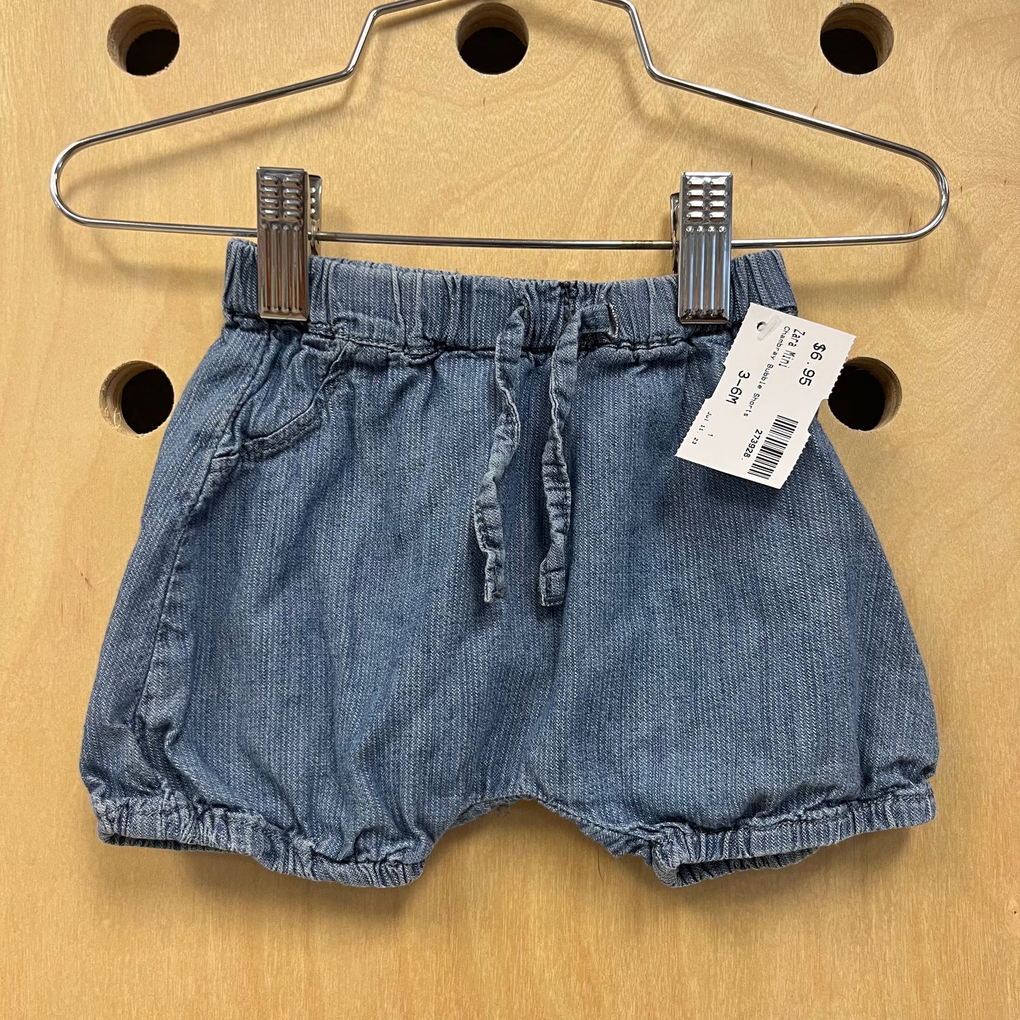 Chambray Bubble Shorts