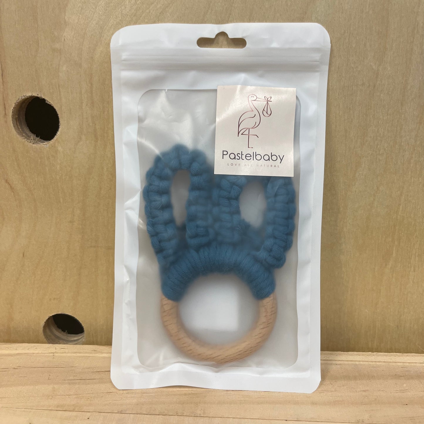 Sapphire Bunny Ear Teether