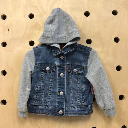 Denim & Gray Levis Jacket