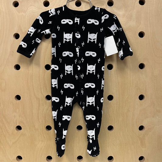 B+W Batman Romper