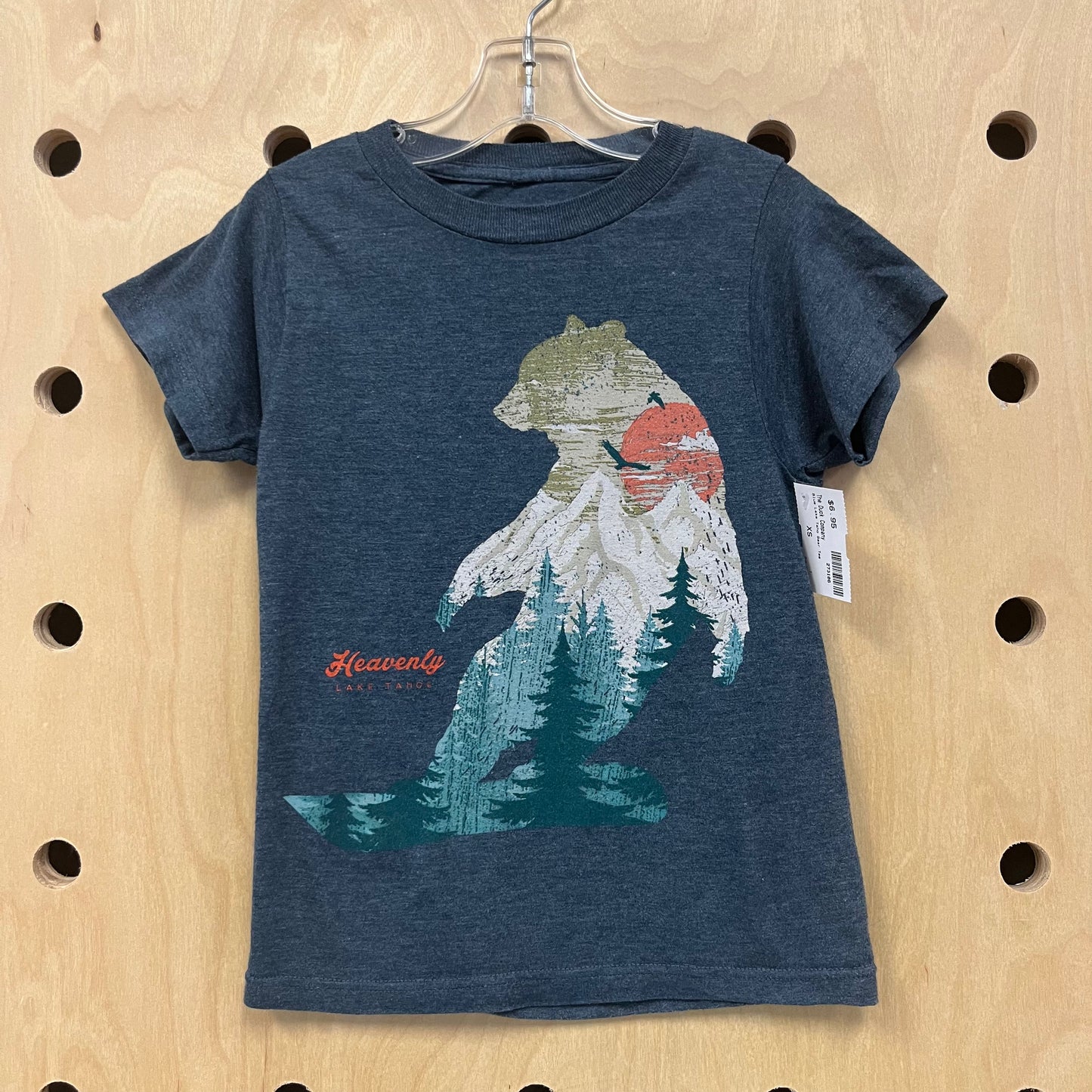 Blue Lake Tahoe Bear Tee