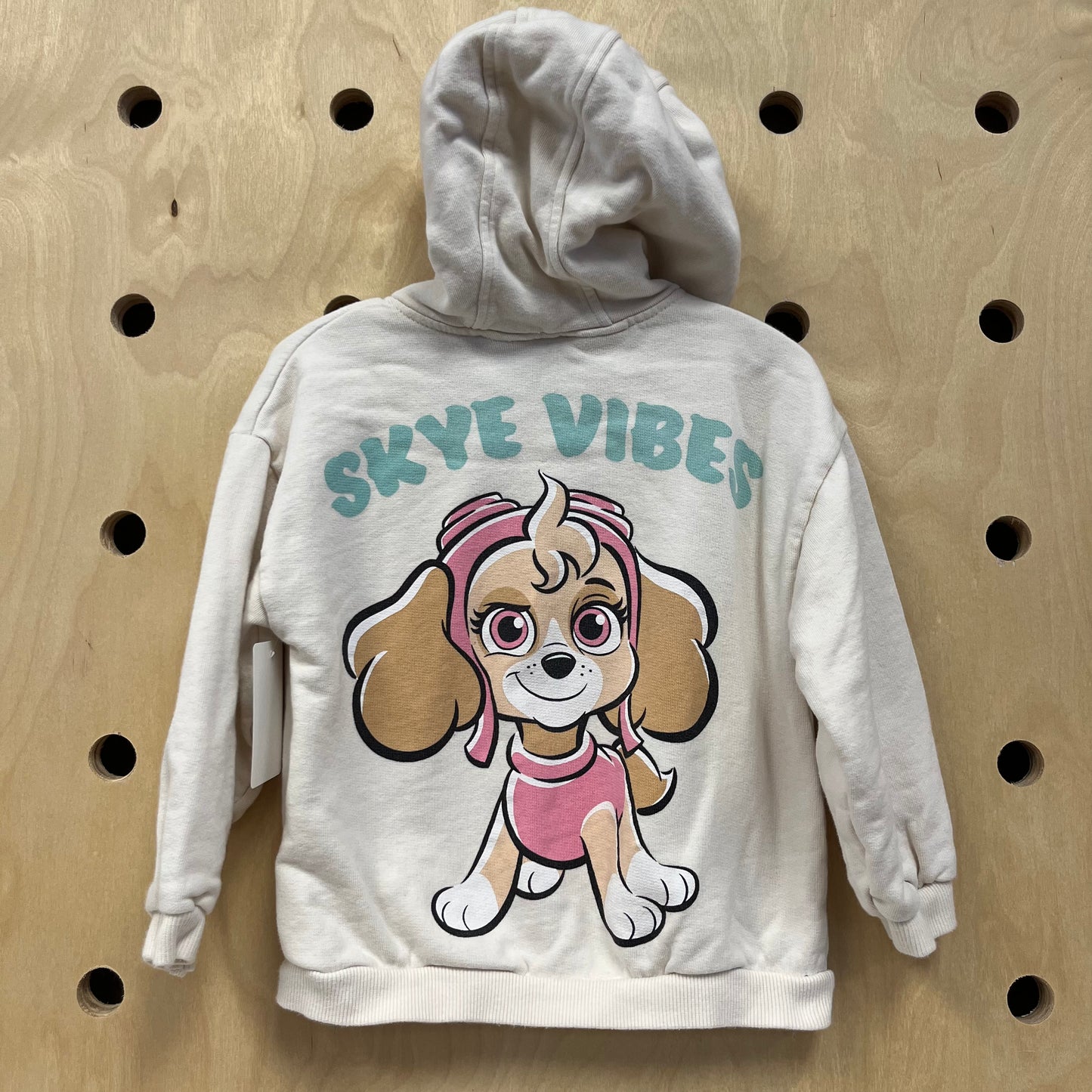 Cream Paw Patrol Skye Zip Hoodie