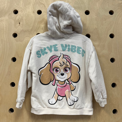 Cream Paw Patrol Skye Zip Hoodie