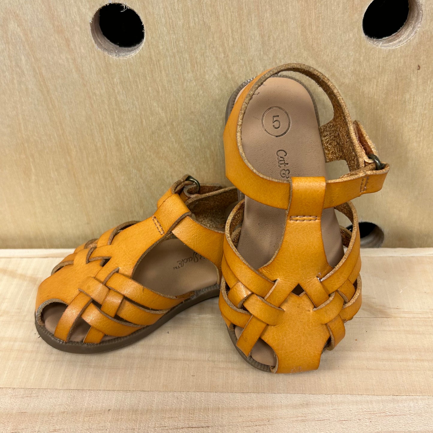 Tan Weave Sandals