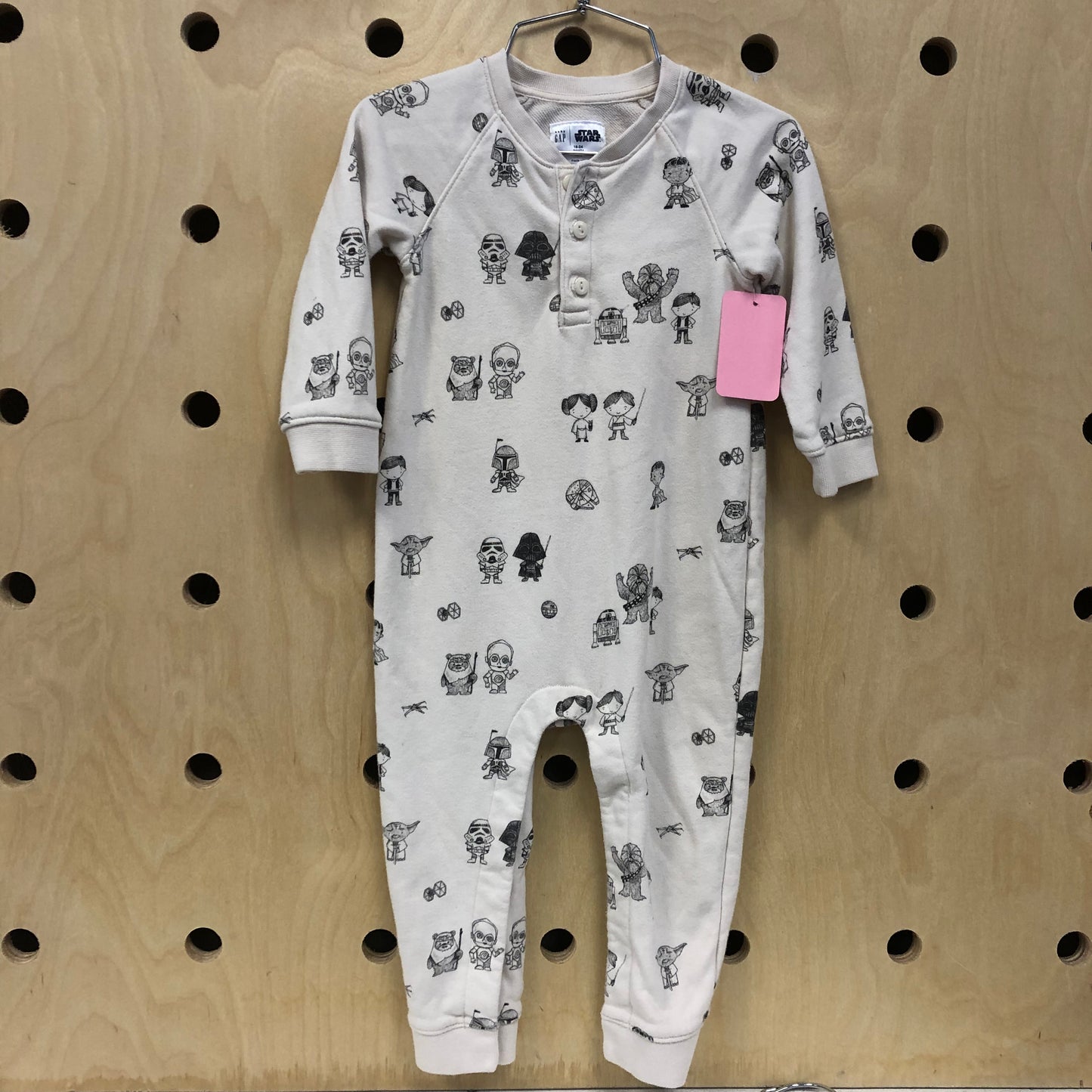 Cream Star Wars Romper
