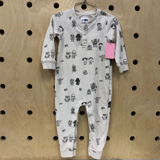 Cream Star Wars Romper