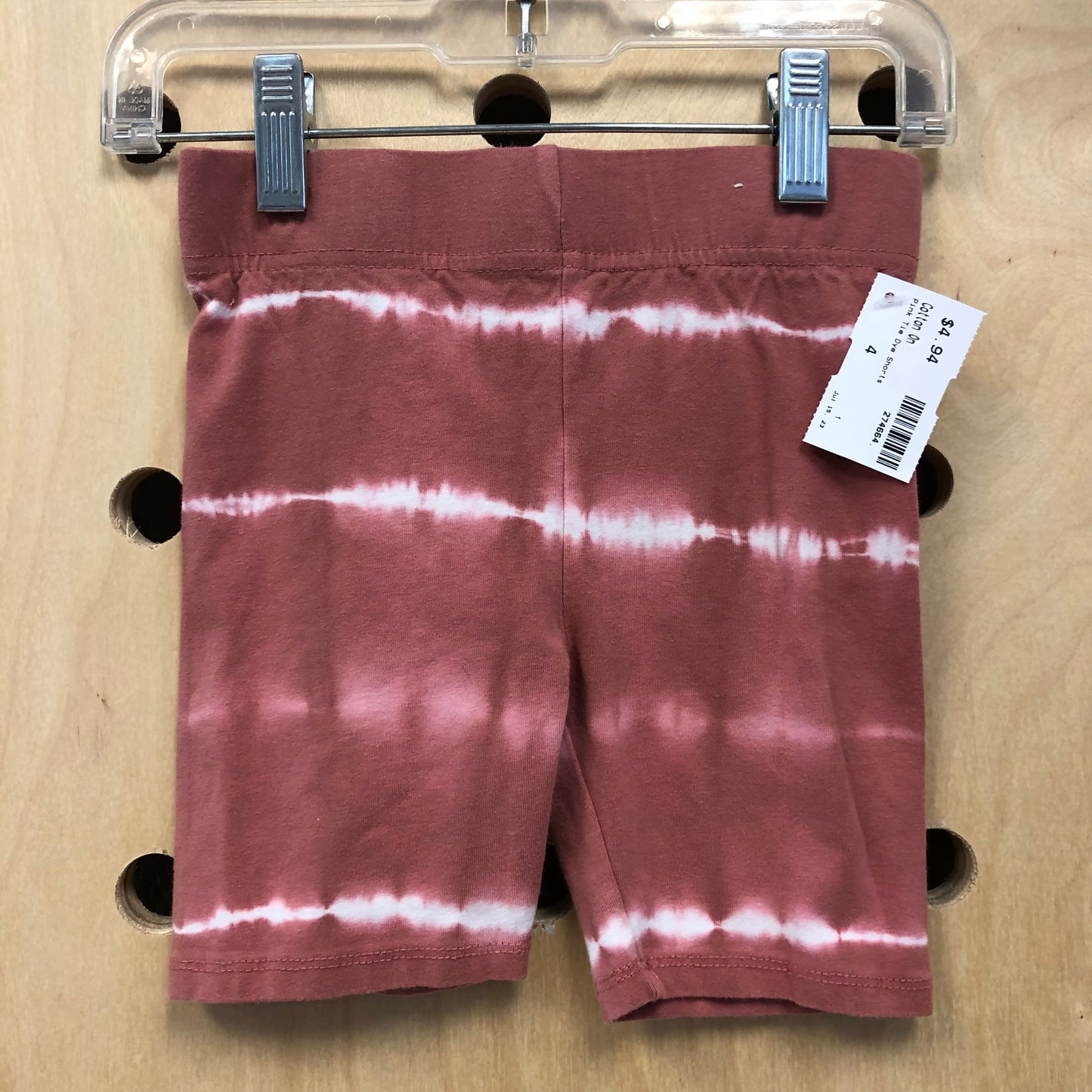Pink Tie Dye Shorts