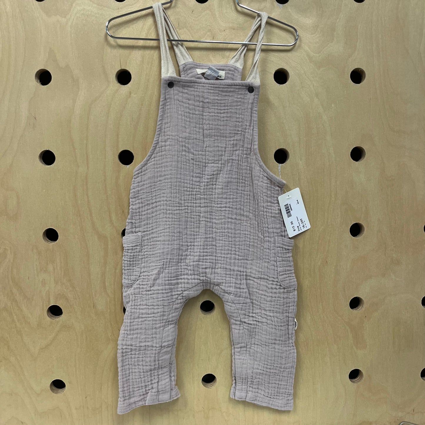 Grey Gauze Romper