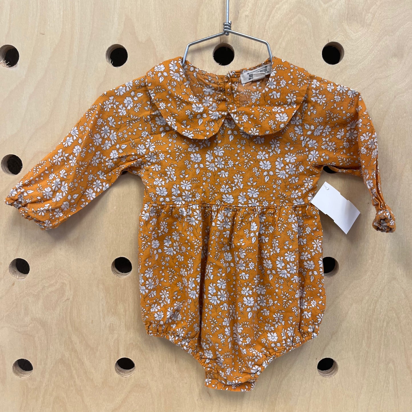 Goldenrod Floral Romper