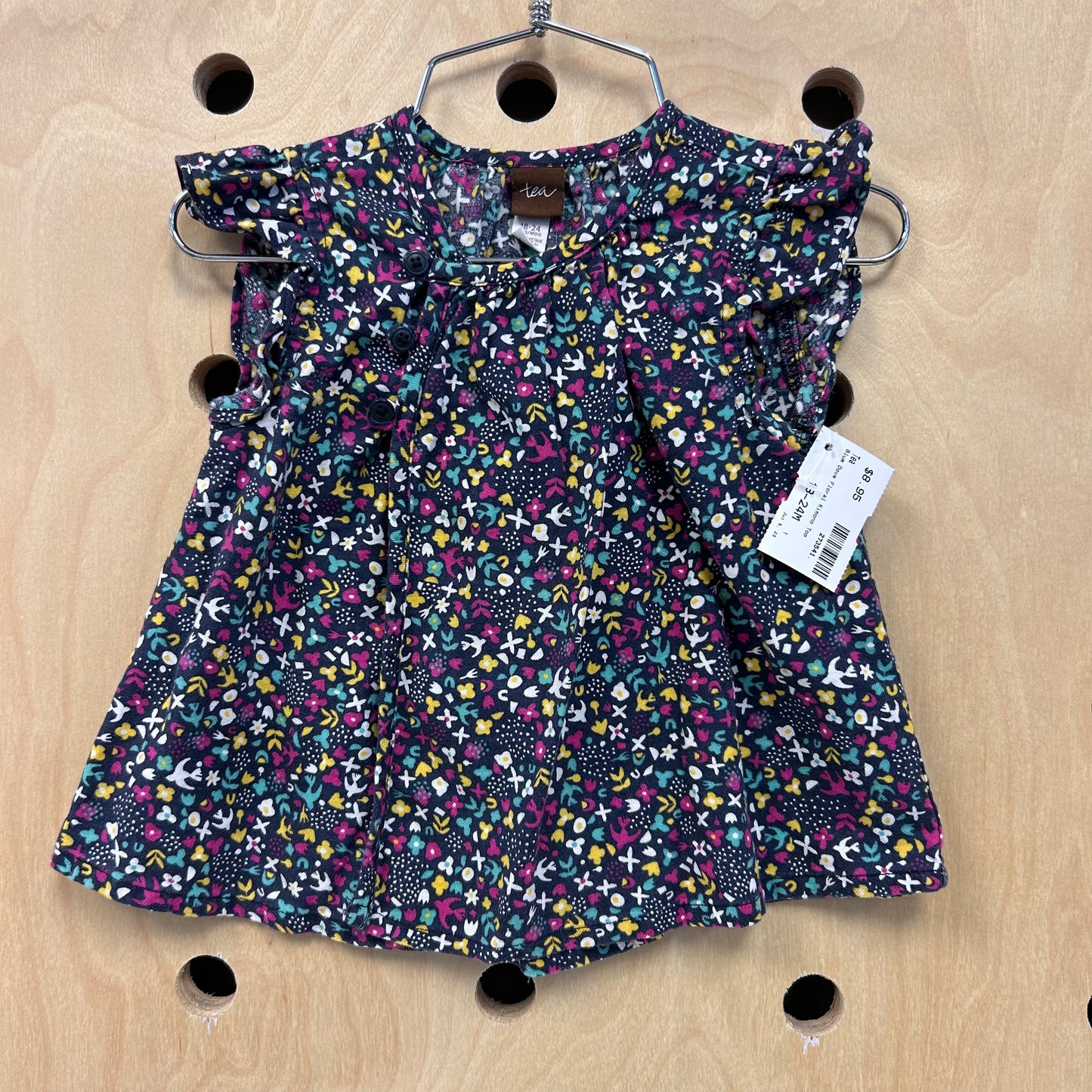 Blue Dove Floral Kimono Top