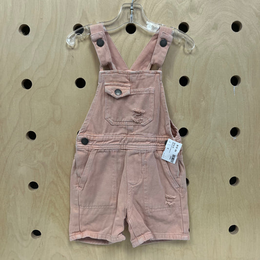 Denim Pink Overalls