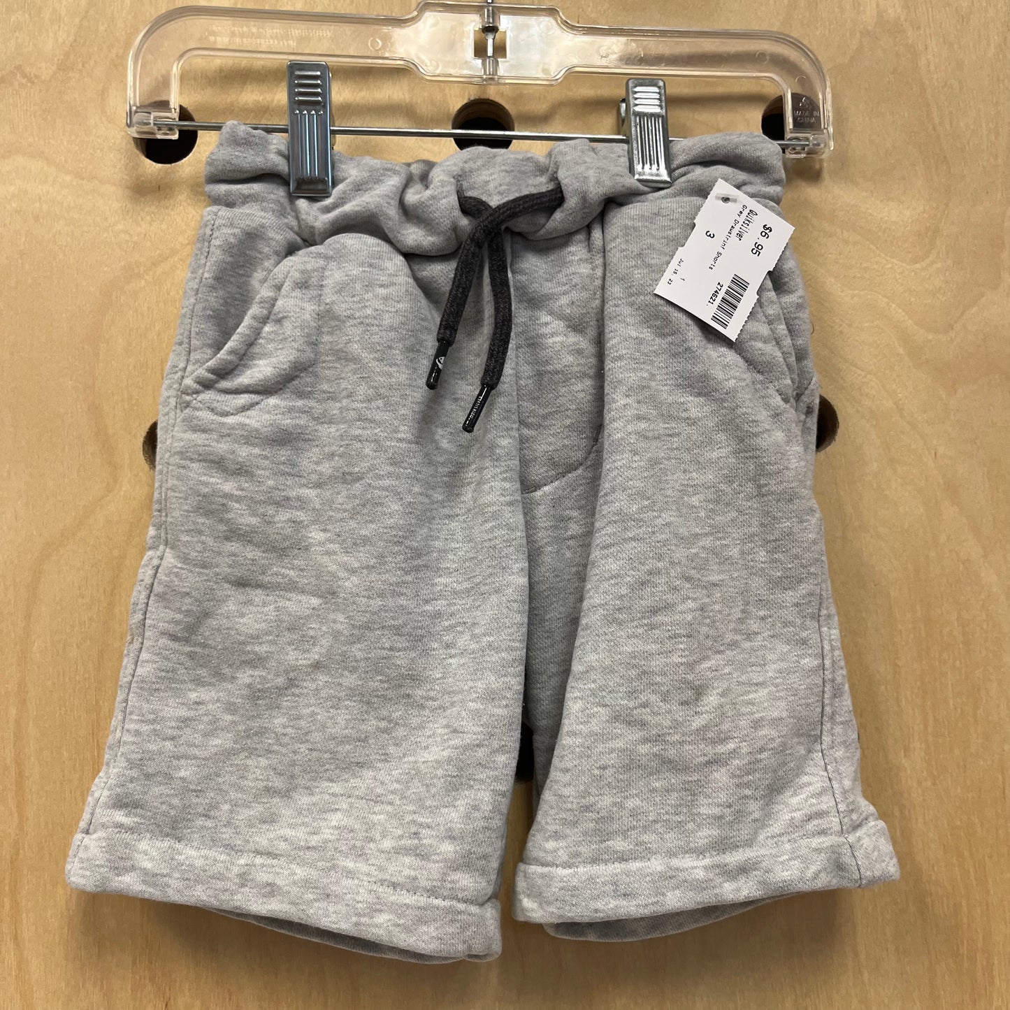 Grey Drawstring Shorts