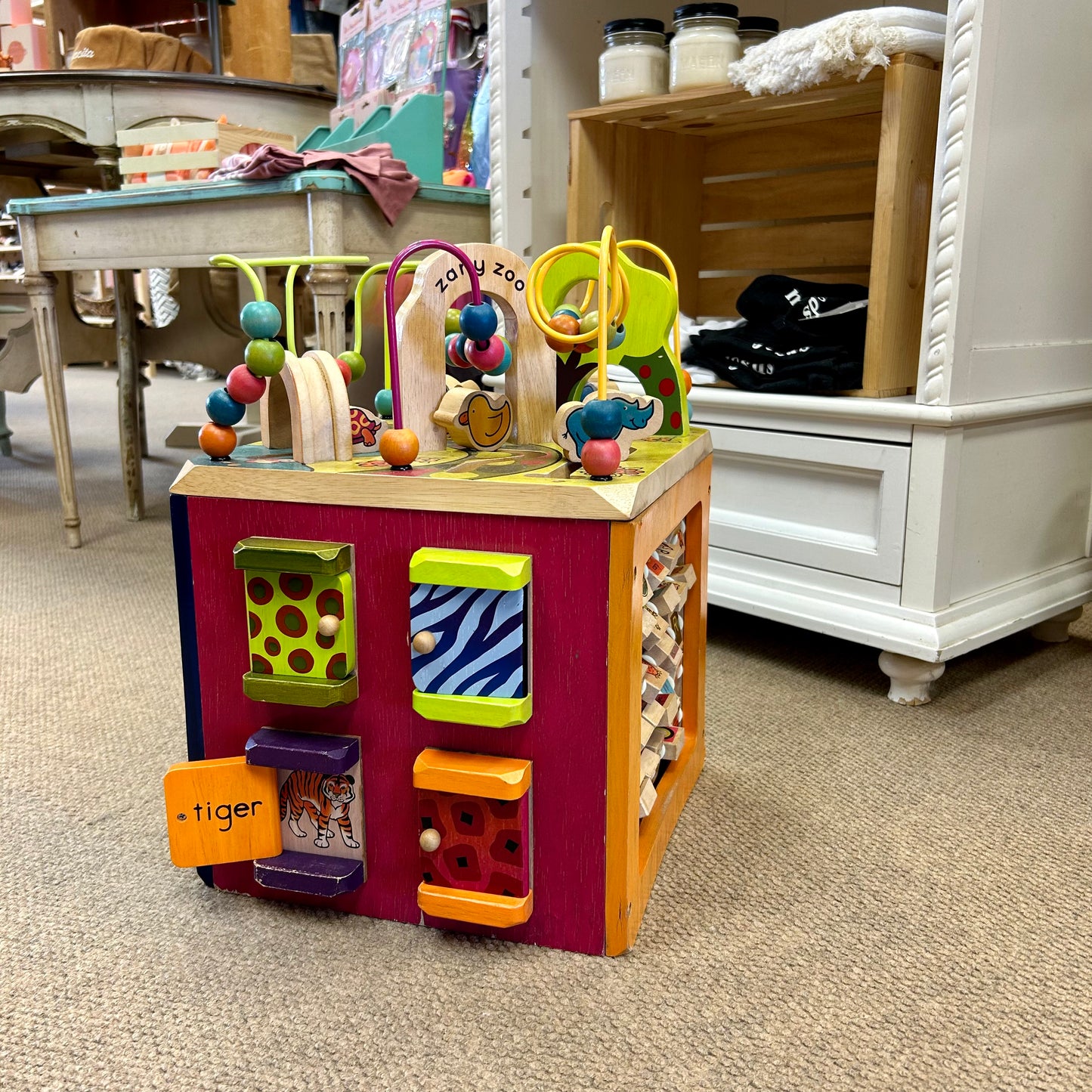 Zany Zoo Acrtivity Cube