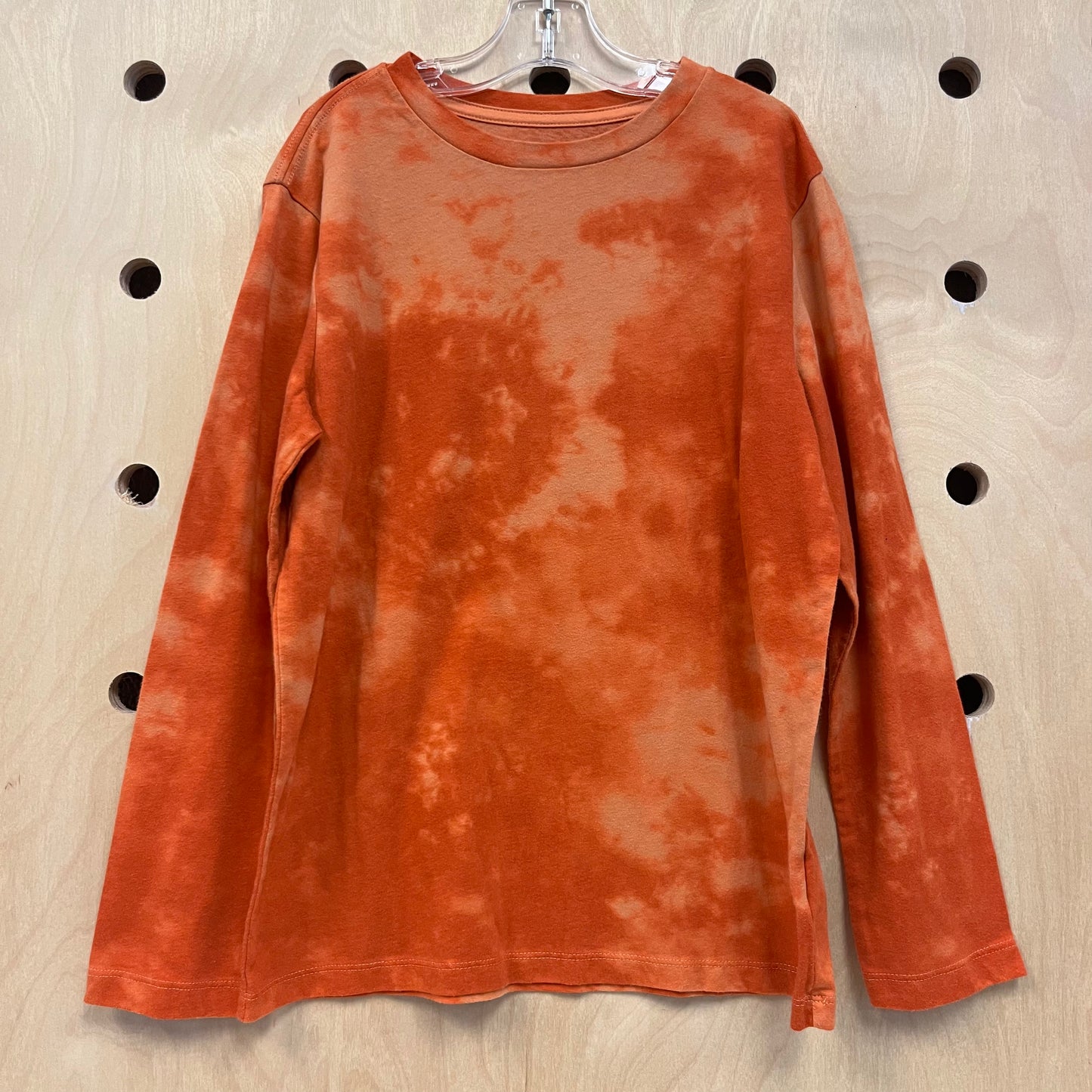 Orange Tie Dye Long Sleeve Tee