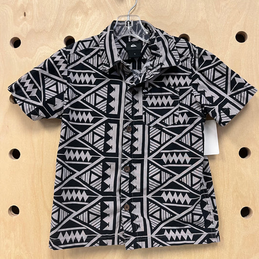 Black & Grey Tiki Shirt