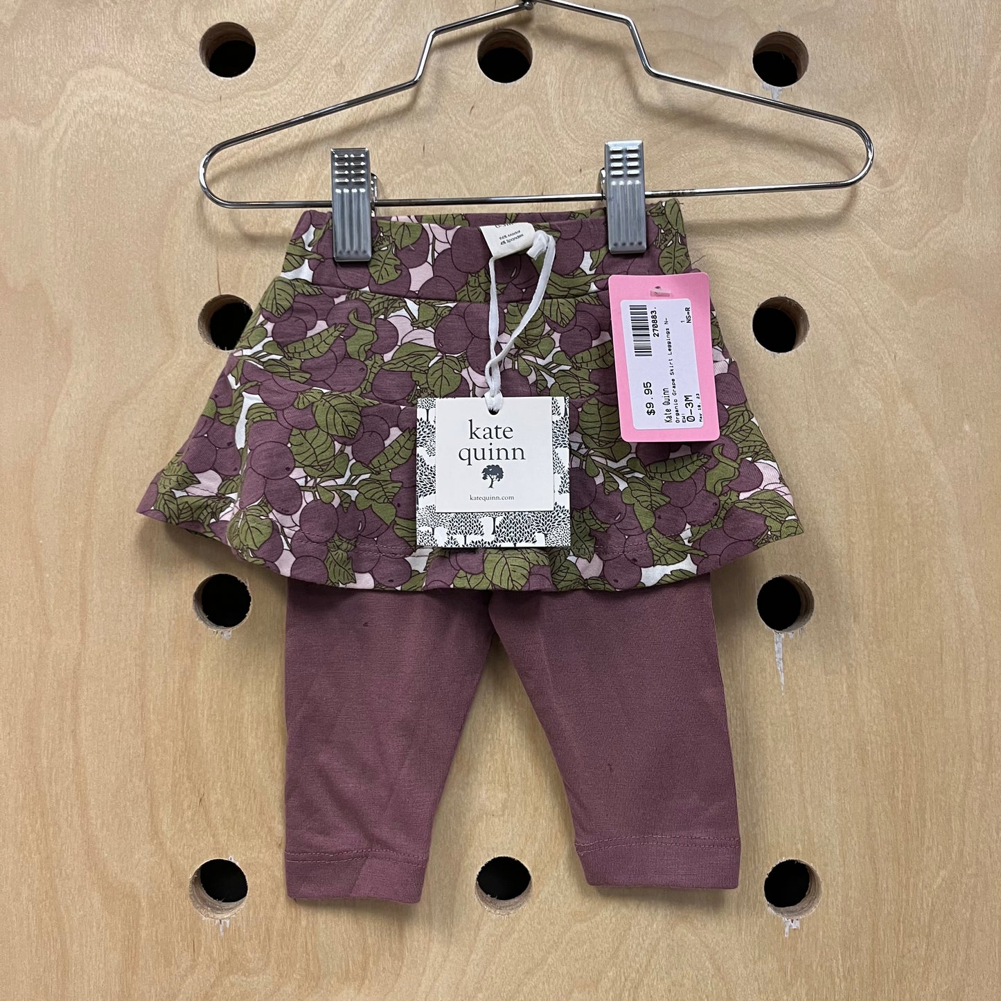 Organic Grape Skirt Leggings NEW!