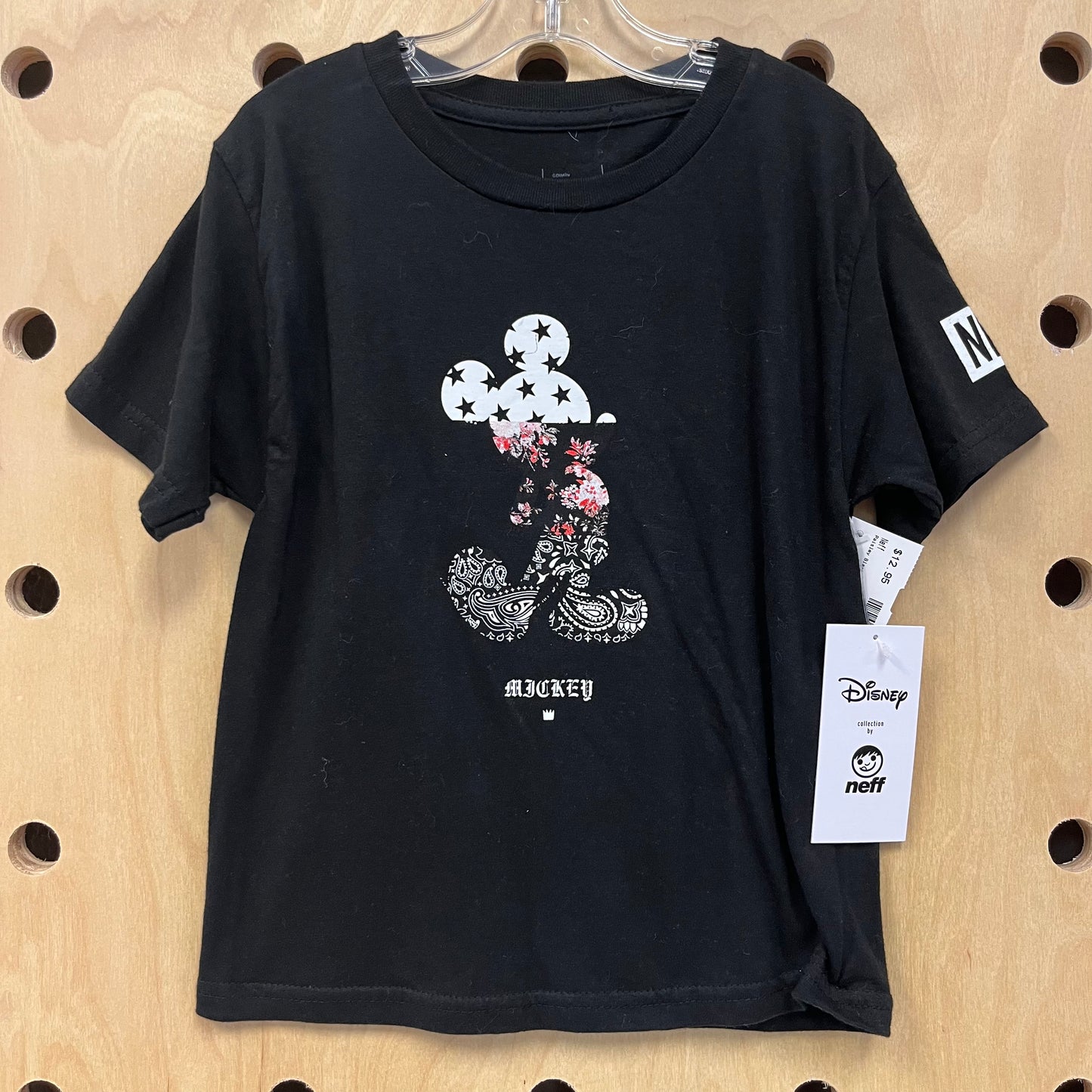 Paisley Black Mickey Tee NEW!!