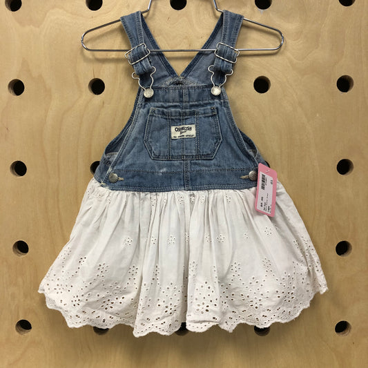 Denim Eyelet Jumper