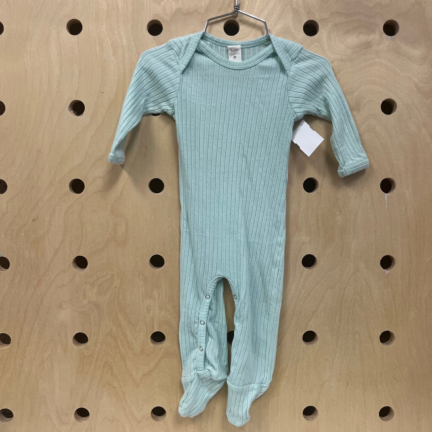 Mint Ribbed Footies