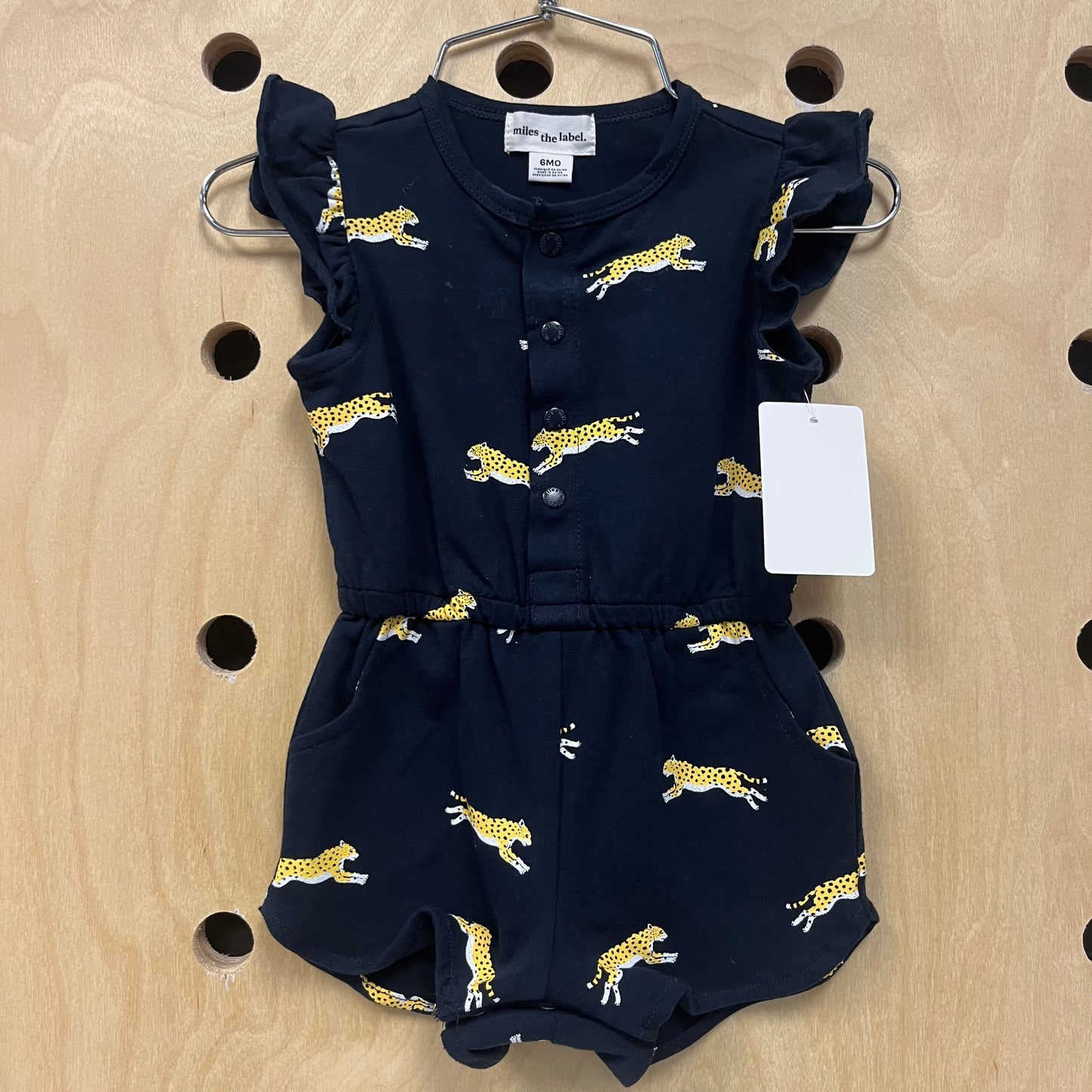 Blue Cheetah Romper