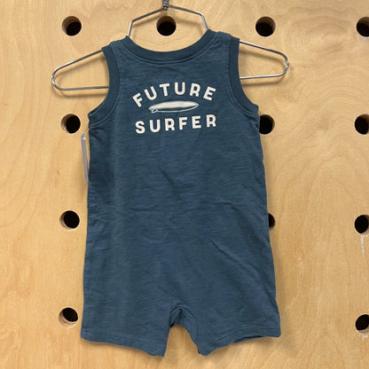 Blue Surfboard Bodysuit