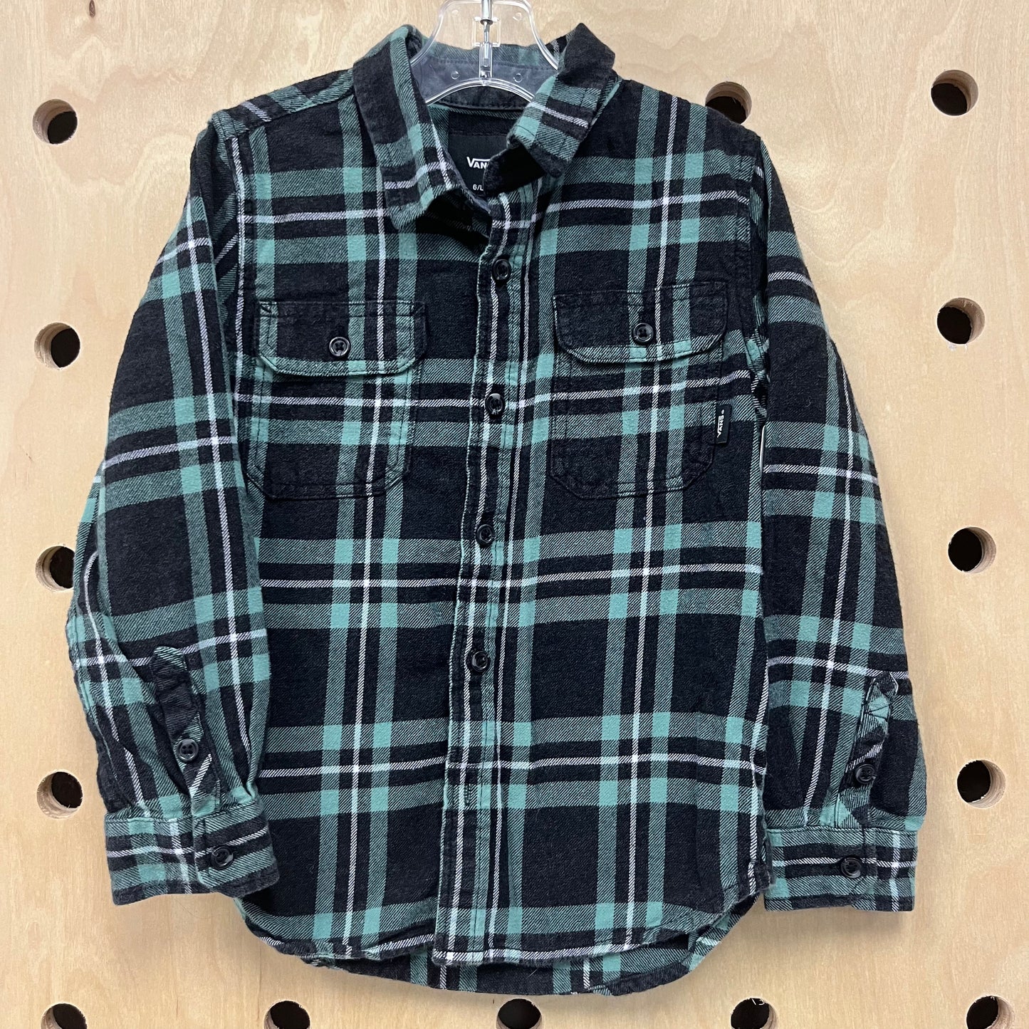 Teal & Black Flannel