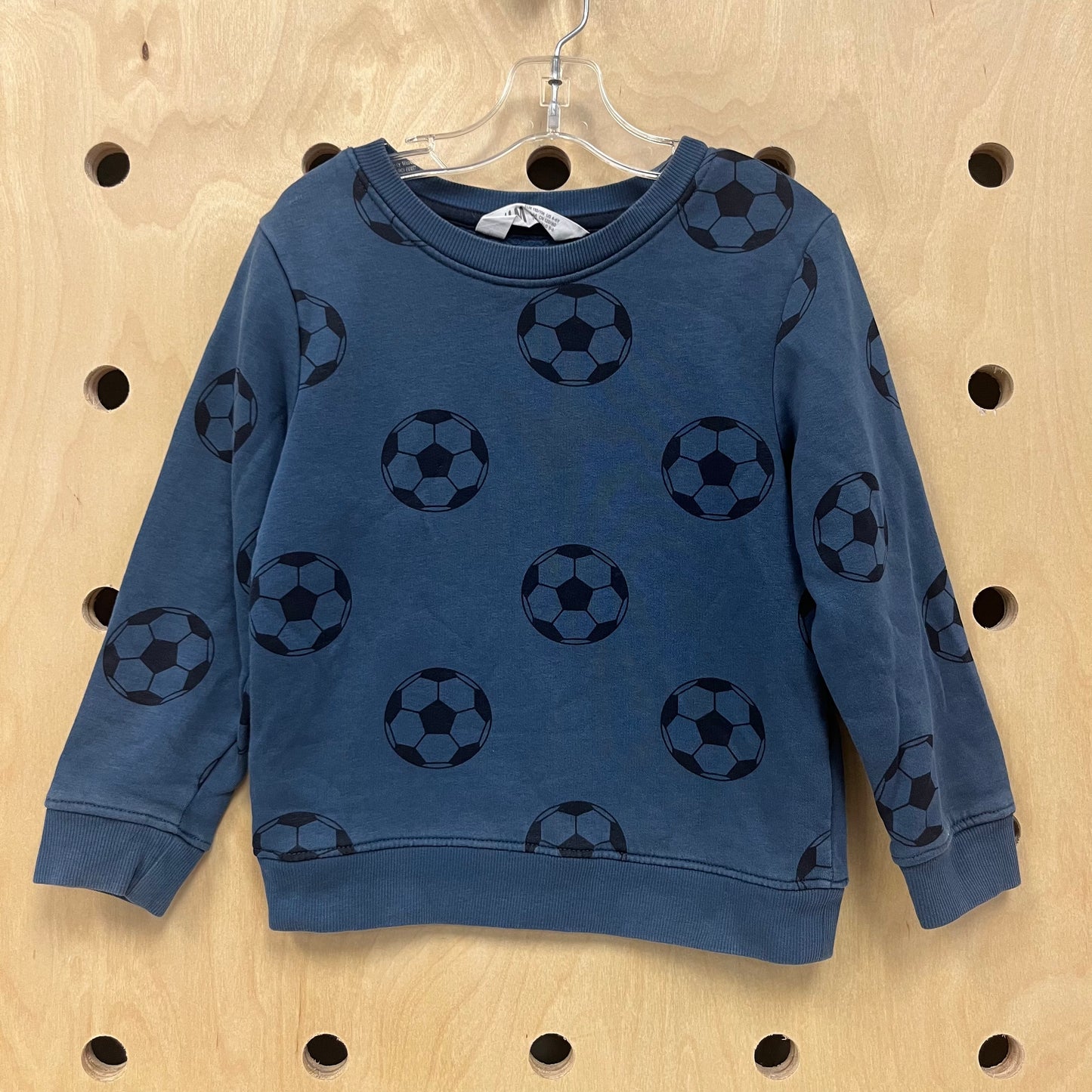 Blue Soccer Ball Pullover