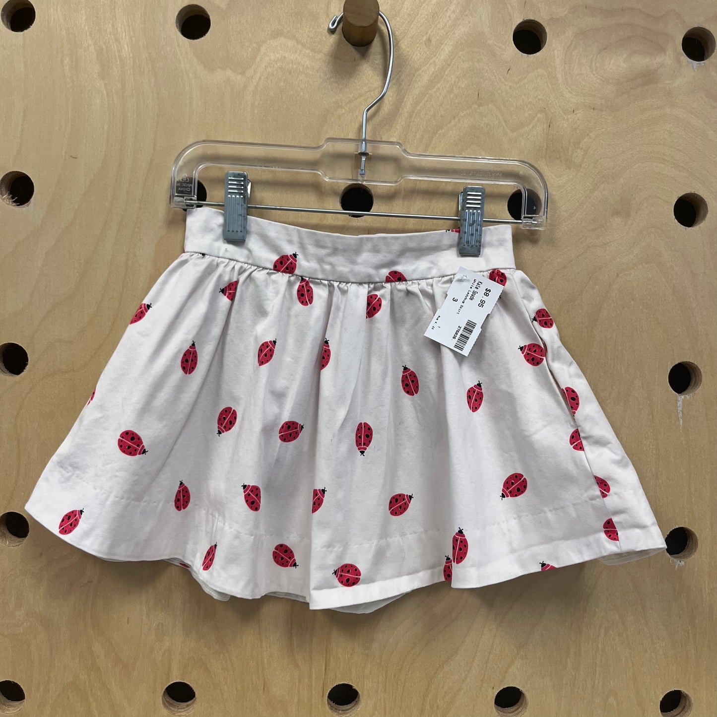 White Ladybug Skirt
