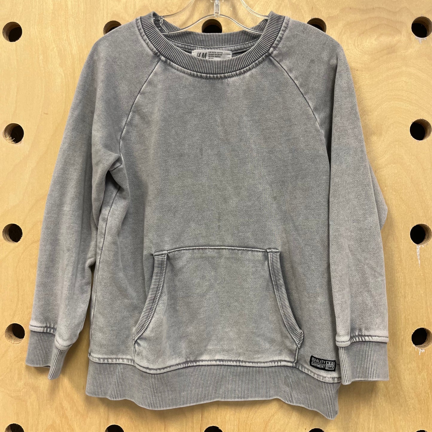Grey Pocket Front Sweatshirt