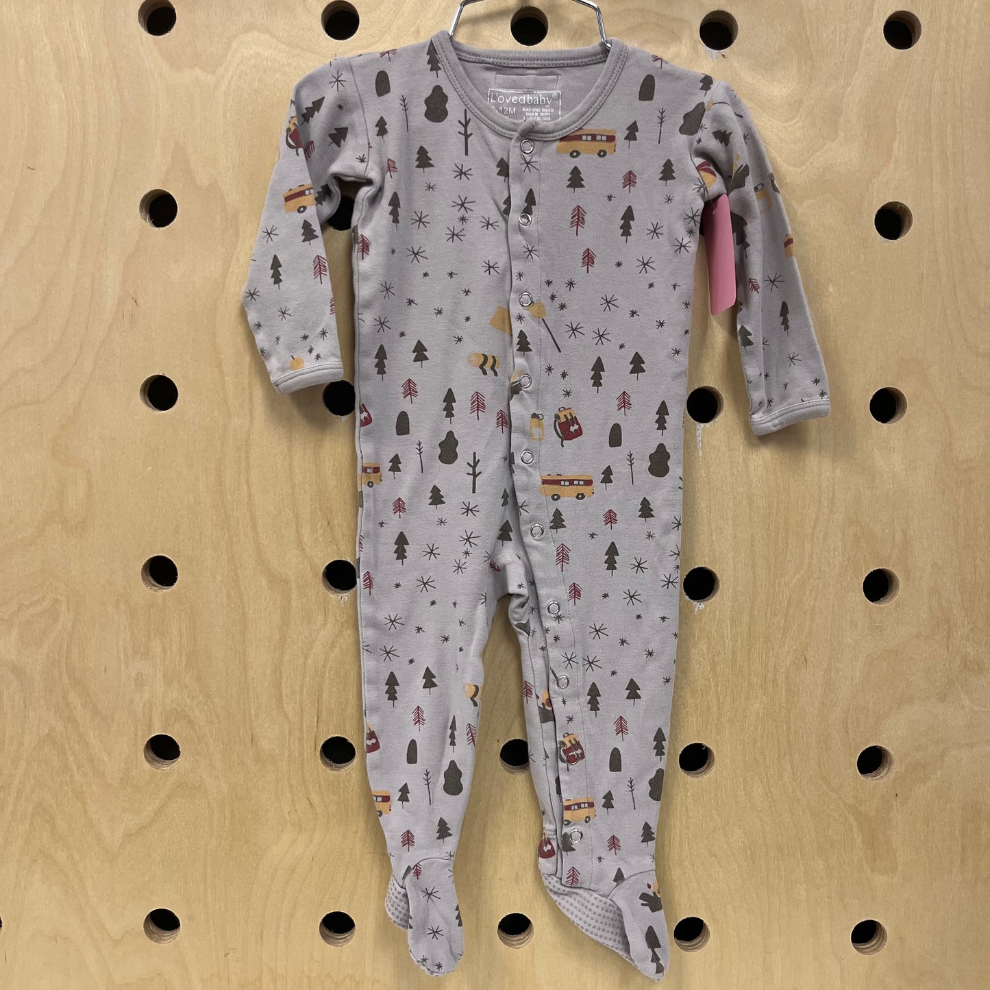 Grey Camping Footies