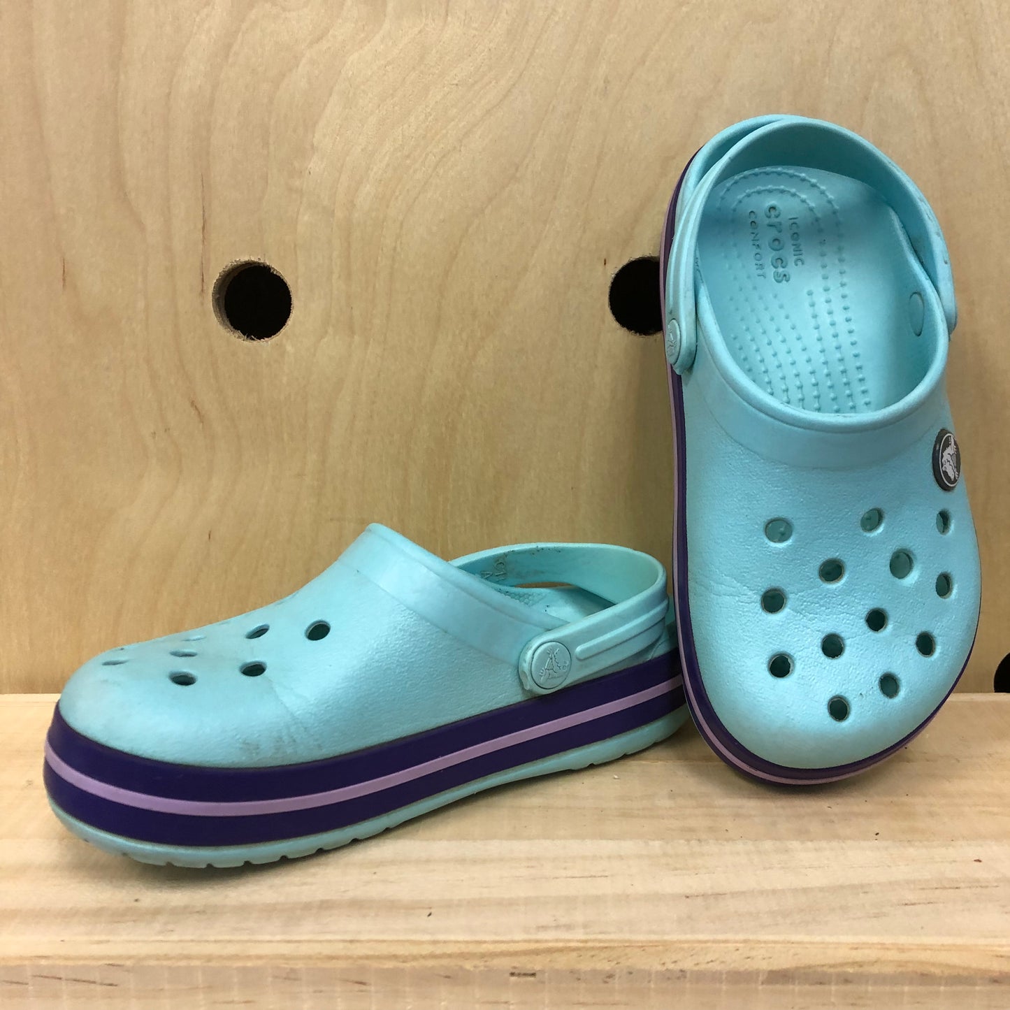 Blue & Purple Clogs