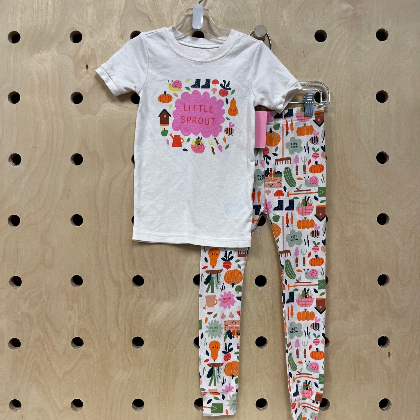 Cream Little Sprout Pajamas
