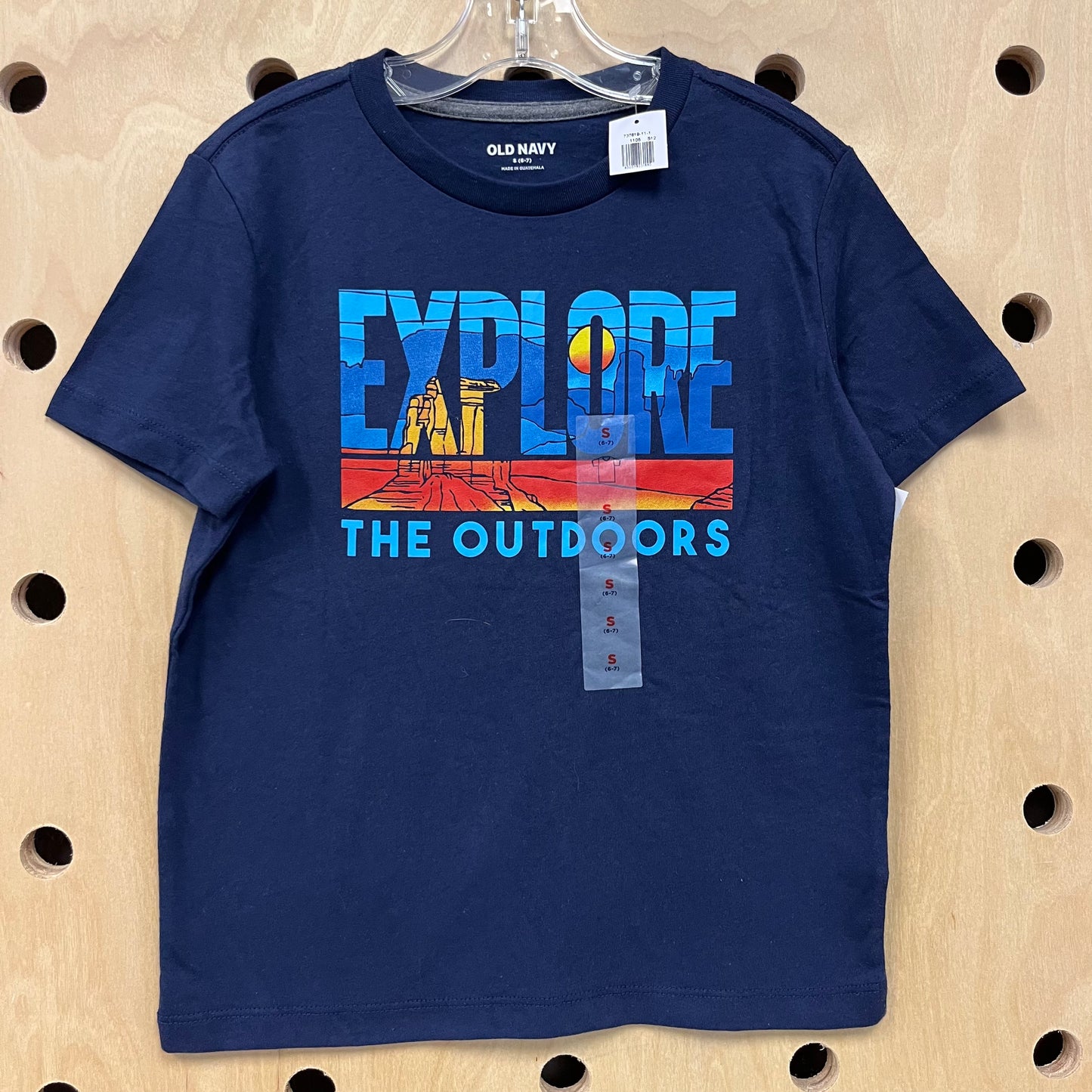 Navy Explore Outdoors Tee NEW!