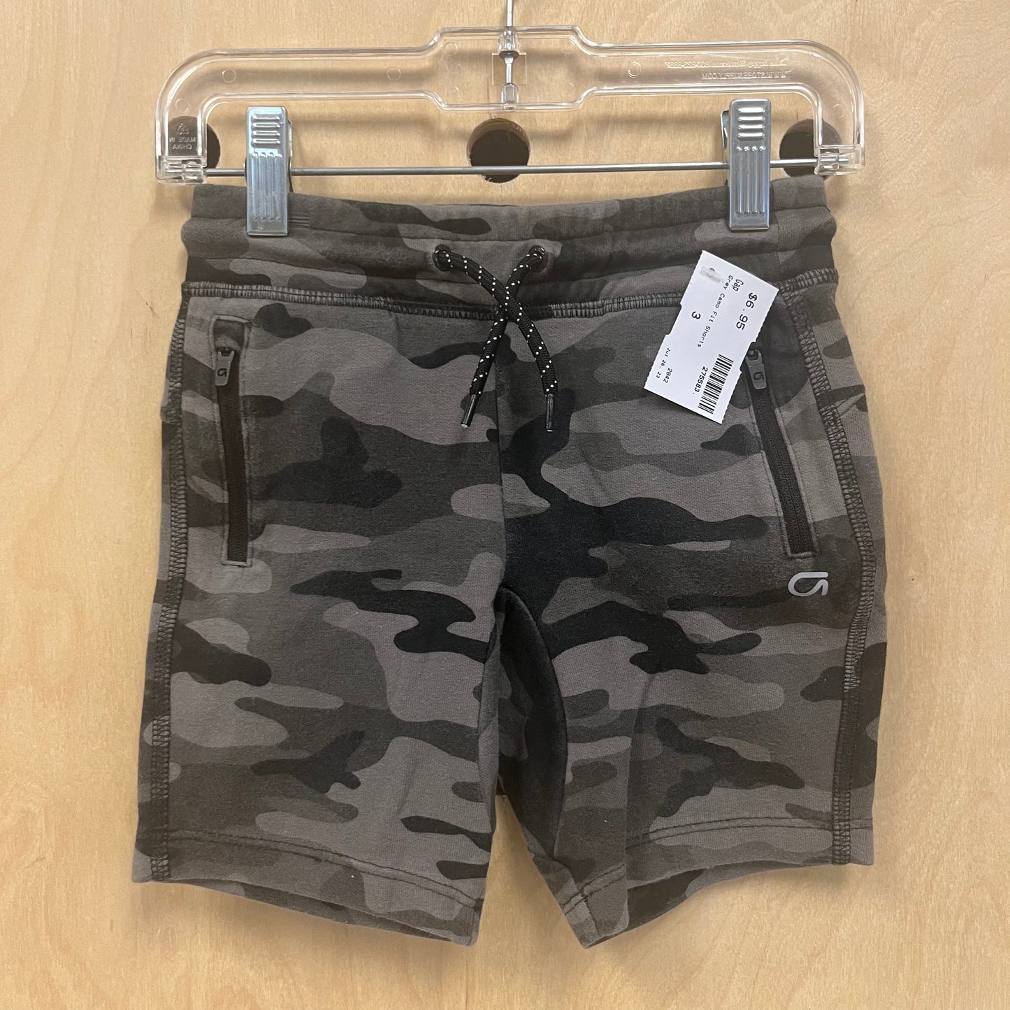 Grey Camo Fit Shorts